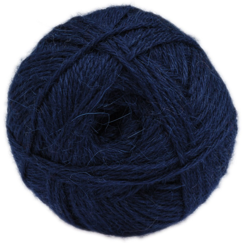 Navy blue - 100% baby llama - Medium - 100 gr./ 218 yd.