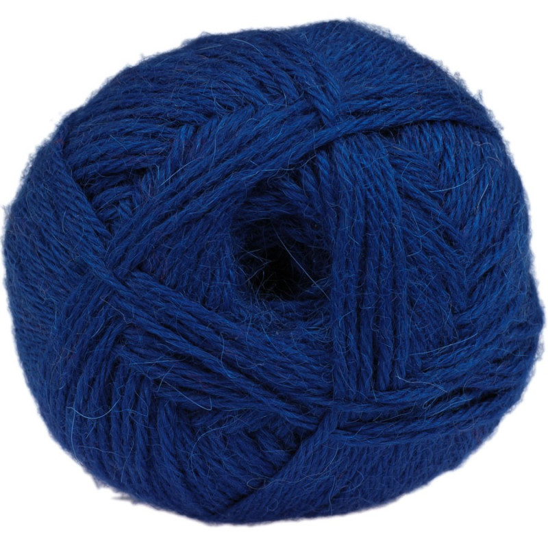 Electric blue - 100% baby llama - Medium - 100 gr./ 218 yd.