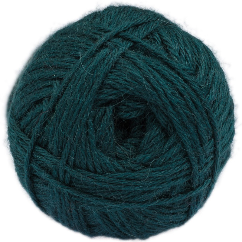 Peacock green - 100% baby llama - Medium - 100 gr./ 218 yd.