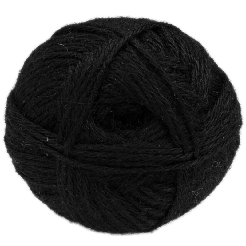 Black - 100% baby llama - Medium - 100 gr./ 218 yd.