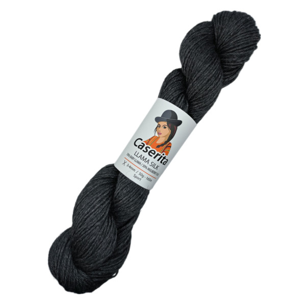 Dark gray - Baby Llama and Silk - 50 gr./ 180 yd.