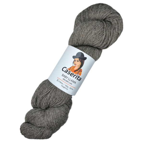 Grey - 100% baby llama - 100 gr./ 401 yd.