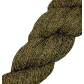 Olive Green – Llama Alpaca FS – Fingering – 100g / 400yd