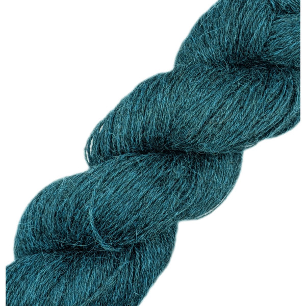 Ocean Turquoise - Llama Alpaca FS - Fingering - 100g / 400yd
