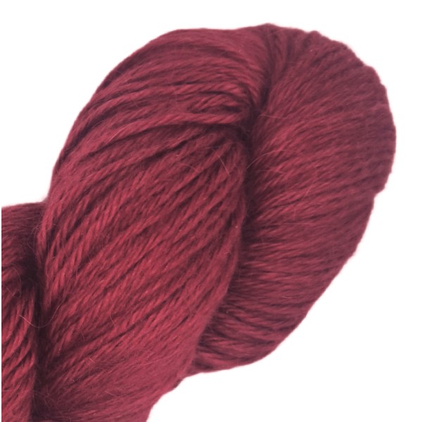 Red - Baby Llama and Silk - 50 gr./ 180 yd.